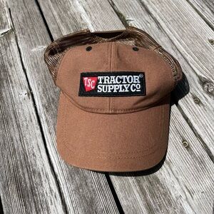tractor supply brown trucker hat